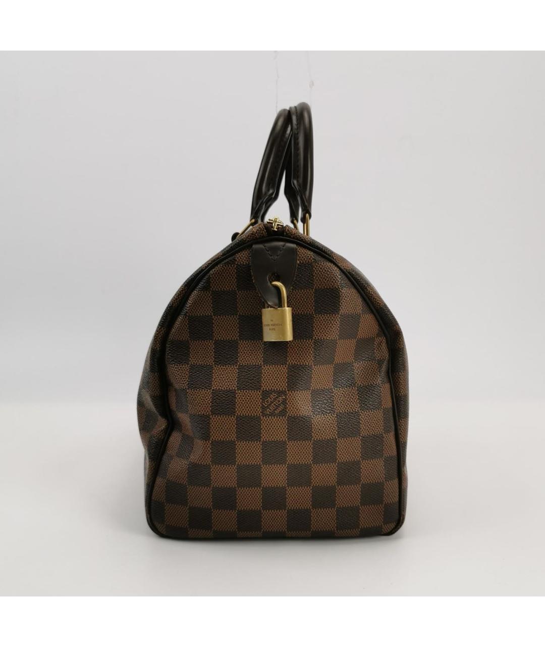 LOUIS VUITTON Коричневая сумка с короткими ручками, фото 3