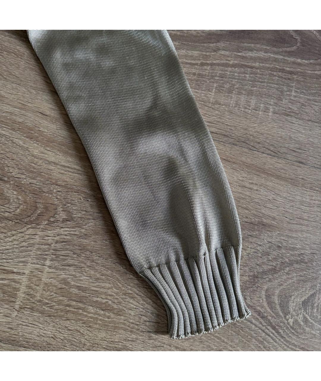 BOTTEGA VENETA Бежевый шелковый джемпер / свитер, фото 6