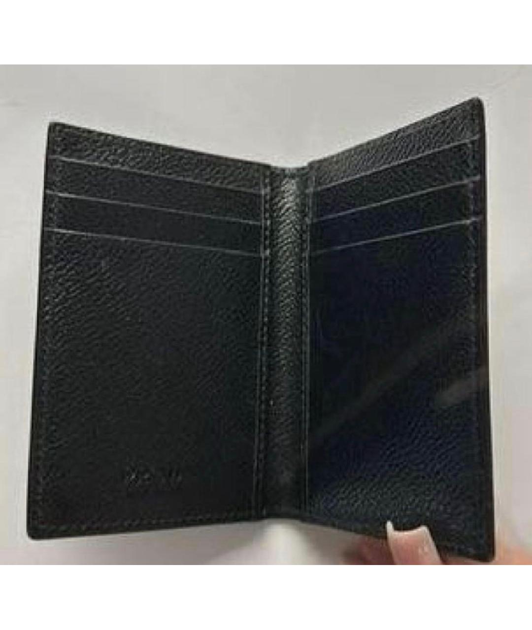 PRADA Черный кожаный кардхолдер, фото 3