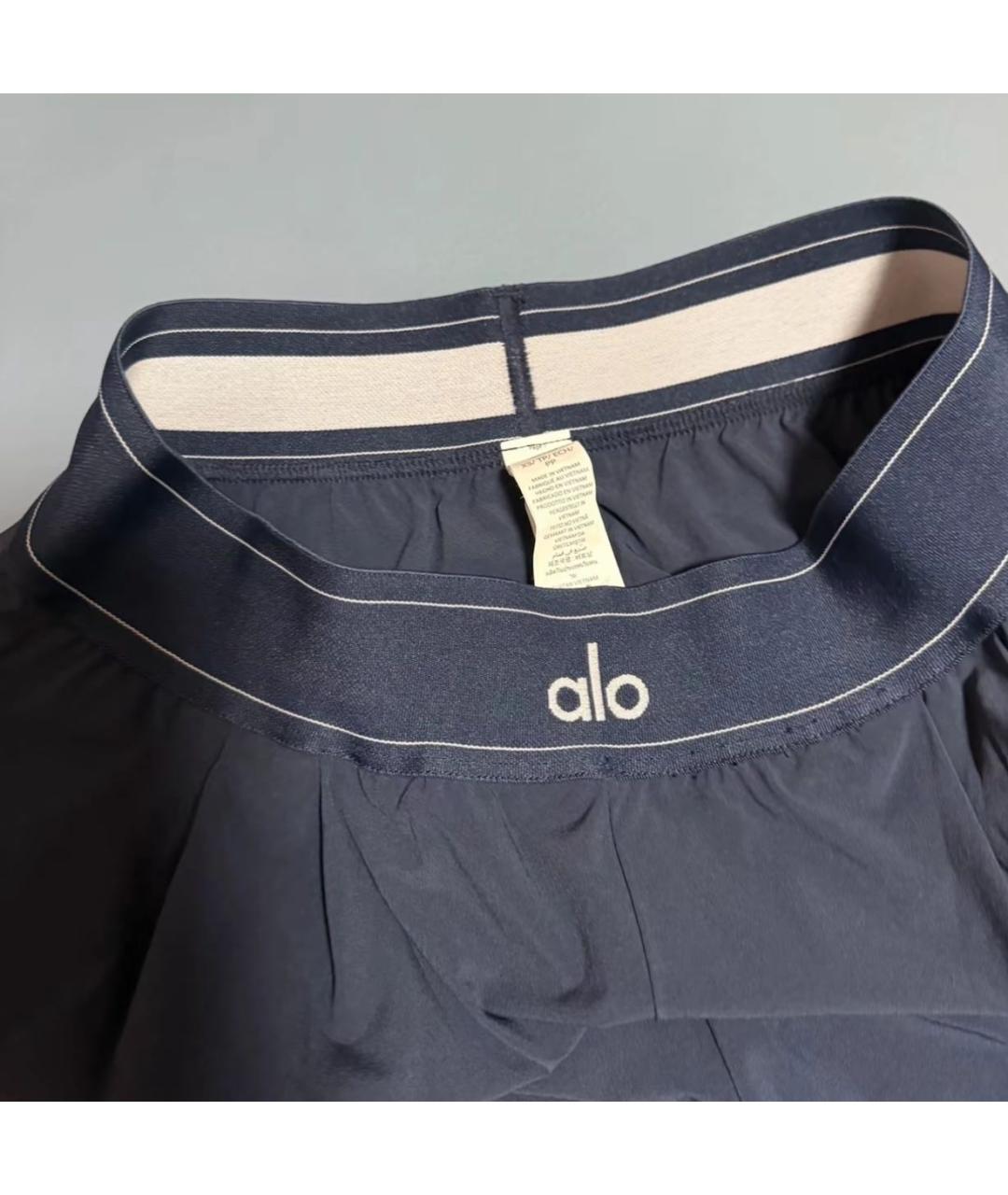 ALO YOGA Темно-синие спортивные брюки и шорты, фото 5