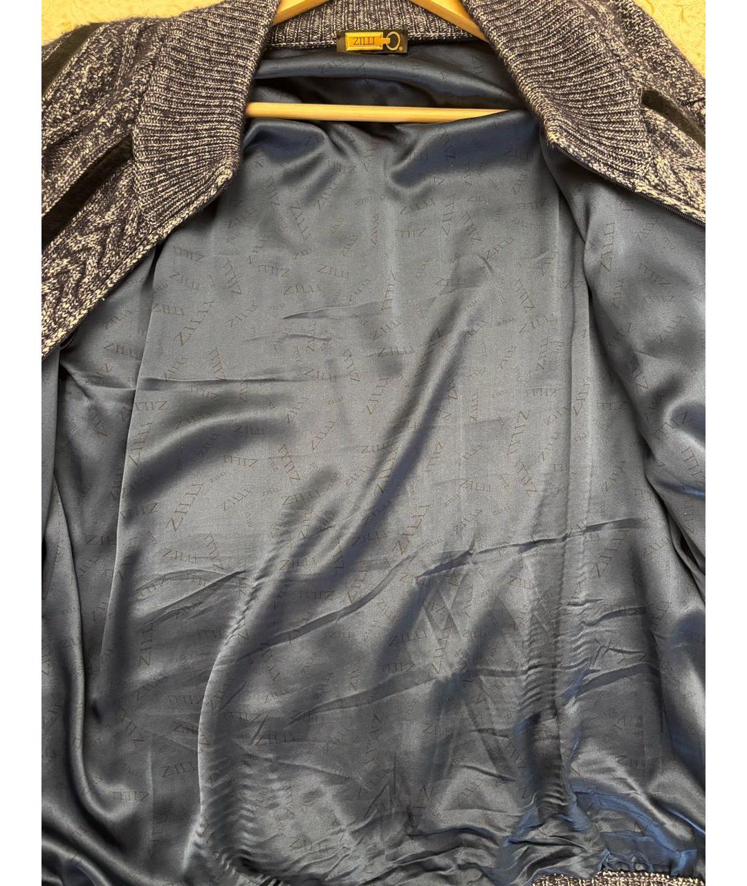 ZILLI Серый кашемировый кардиган, фото 3