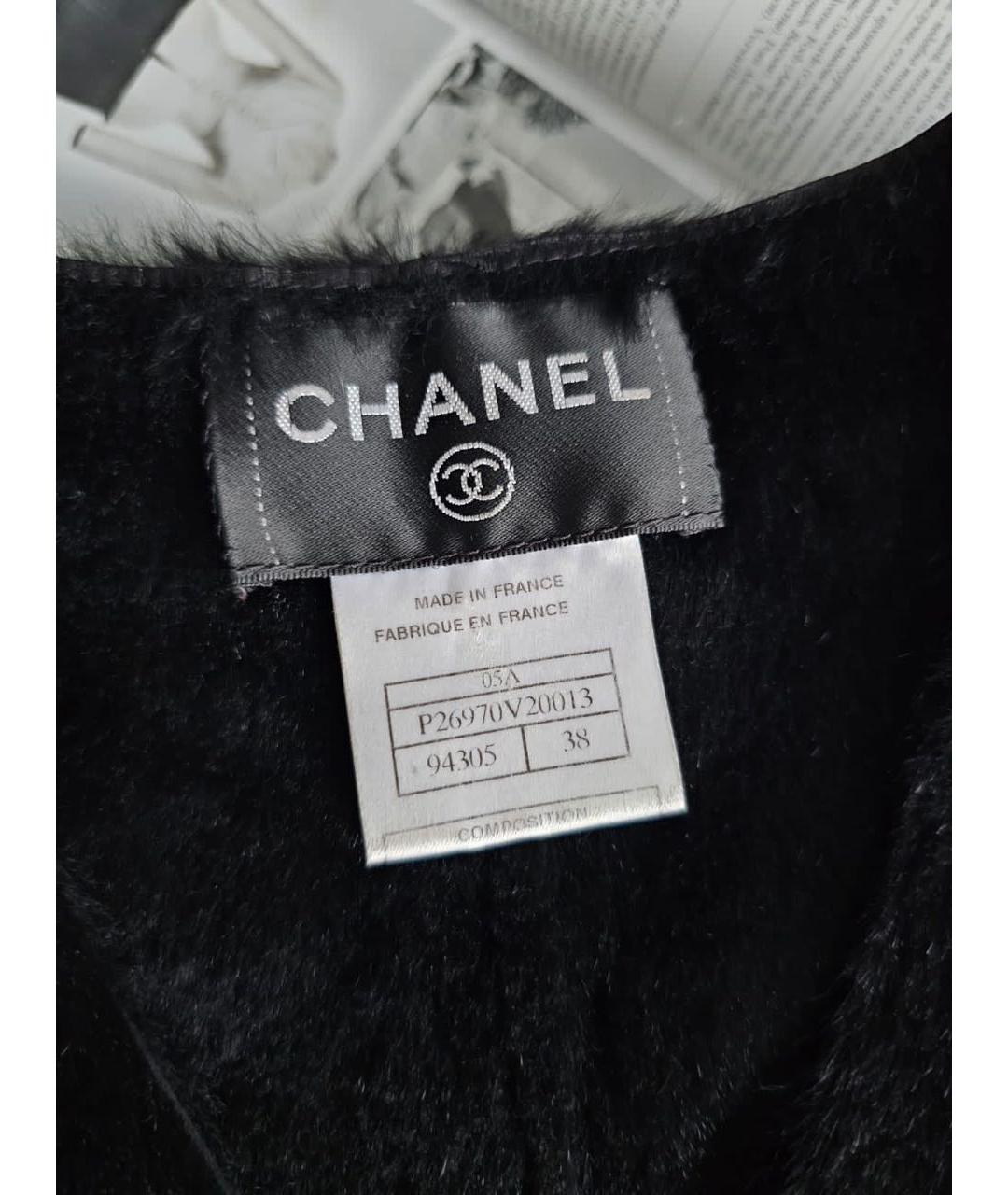 CHANEL Черный жилет, фото 4