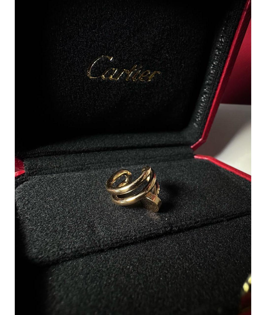 CARTIER Золотые серьги из розового золота, фото 5