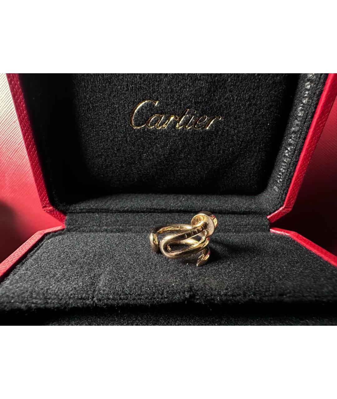 CARTIER Золотые серьги из розового золота, фото 4