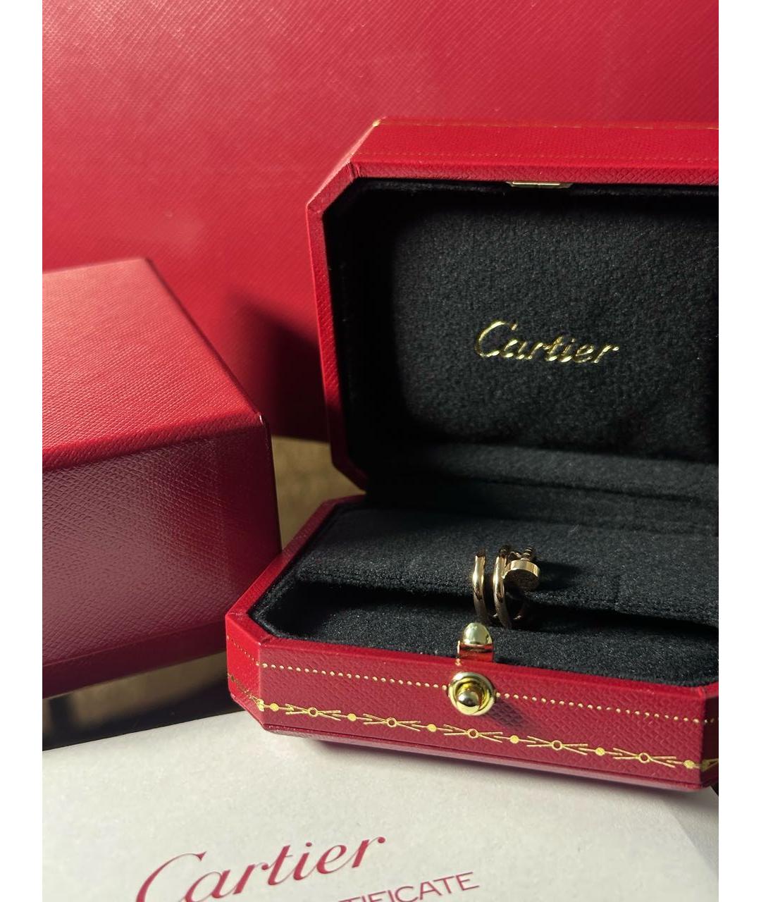 CARTIER Золотые серьги из розового золота, фото 6