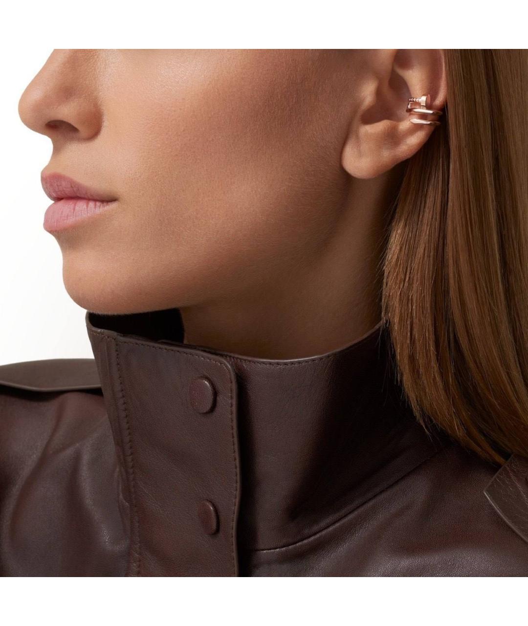 CARTIER Золотые серьги из розового золота, фото 8