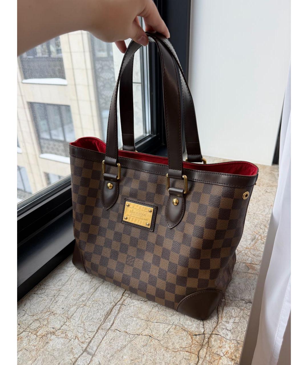 LOUIS VUITTON Коричневая сумка тоут, фото 2