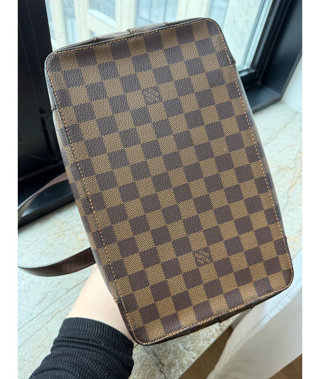 LOUIS VUITTON Коричневая сумка тоут, фото 5