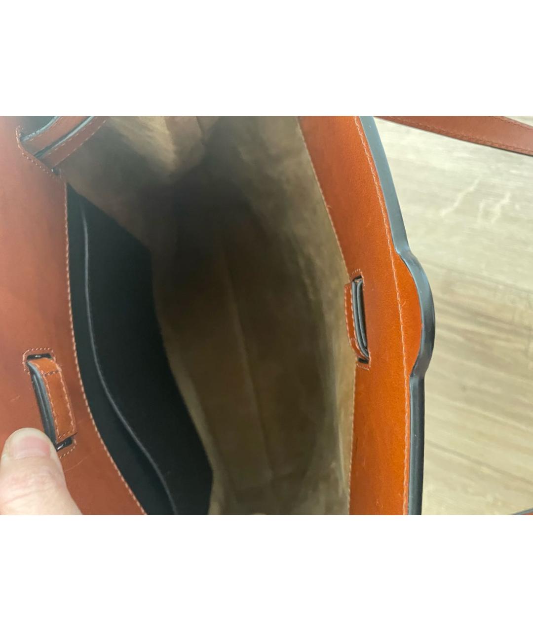 LOEWE Черная кожаная сумка тоут, фото 4