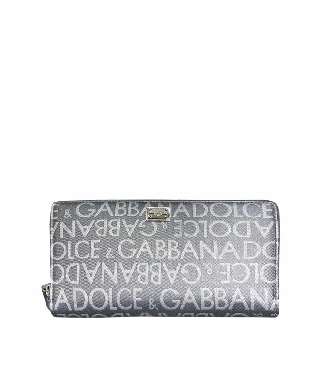 DOLCE&GABBANA Серый кошелек, фото 1