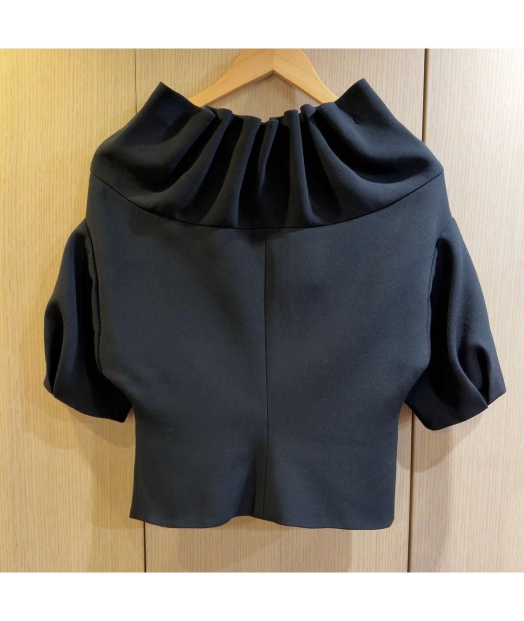 EMPORIO ARMANI Черный шерстяной жилет, фото 2