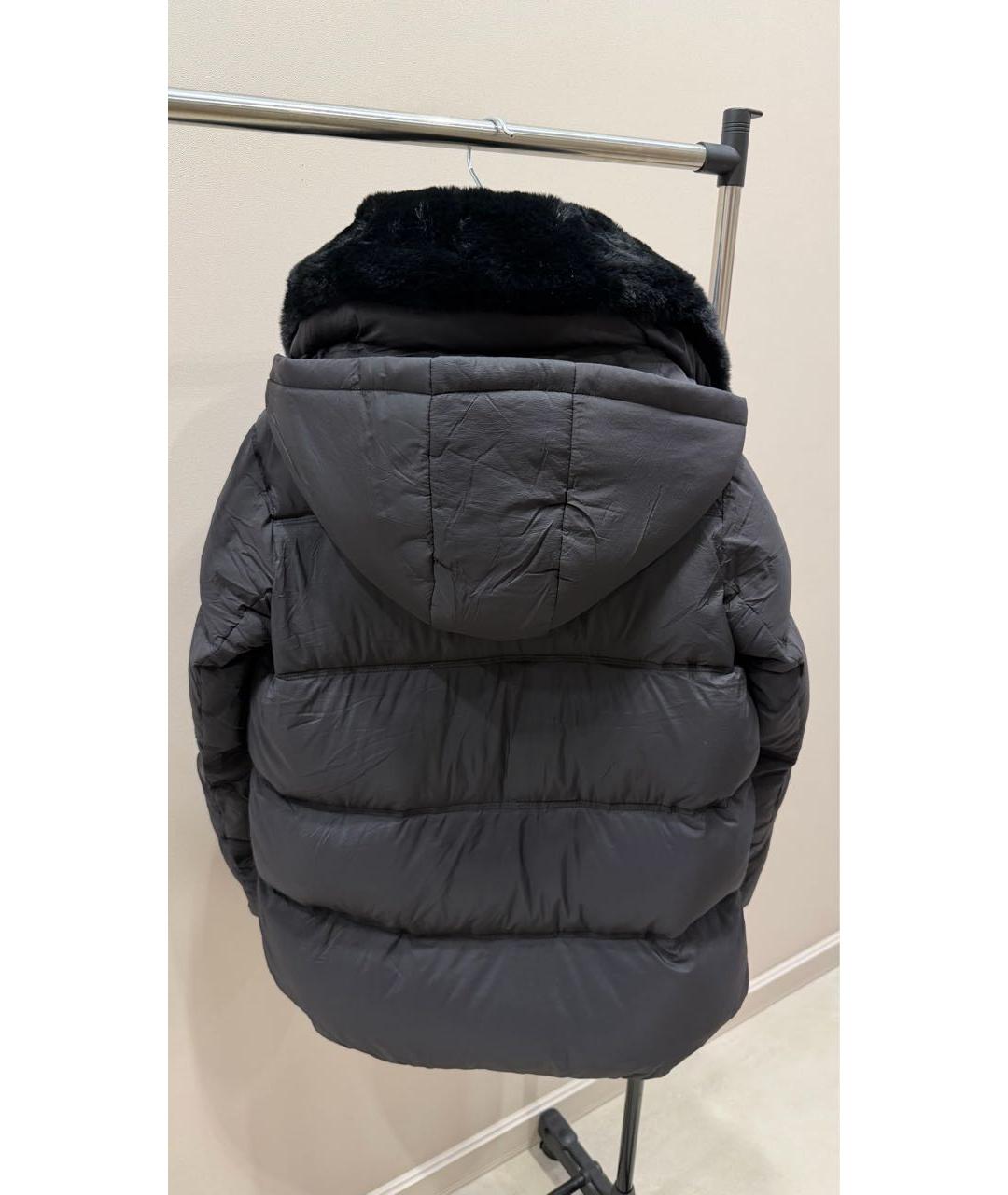 MICHAEL KORS Черный полиэстеровый пуховик, фото 4