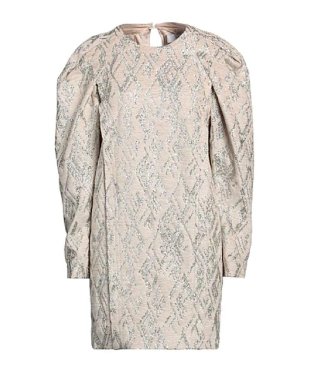 IRO Бежевое коктейльное платье, фото 1