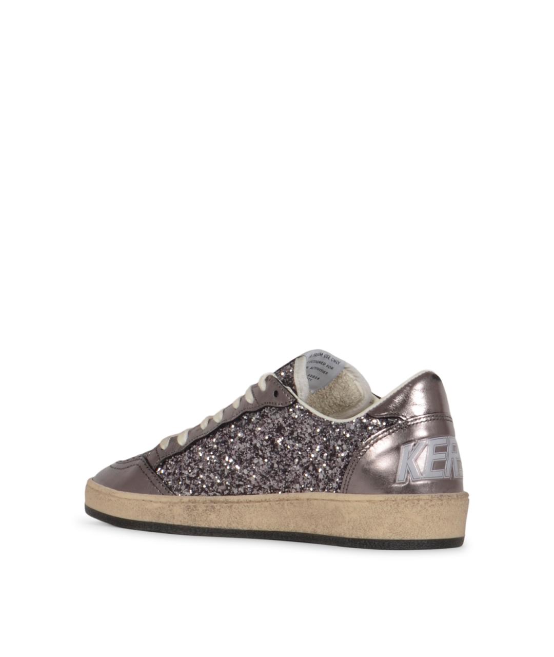 GOLDEN GOOSE DELUXE BRAND Серые кожаные кеды, фото 3