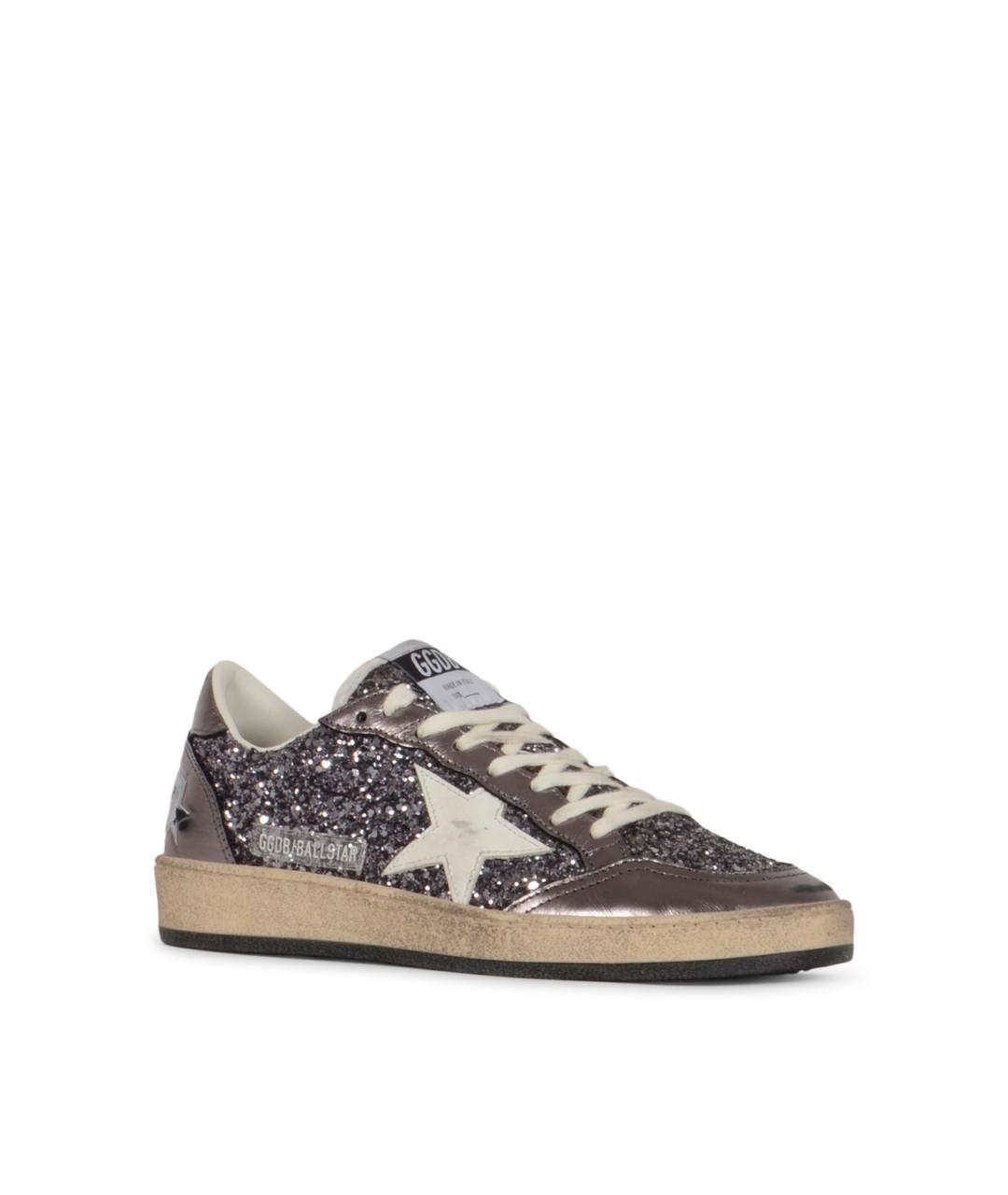 GOLDEN GOOSE DELUXE BRAND Серые кожаные кеды, фото 2