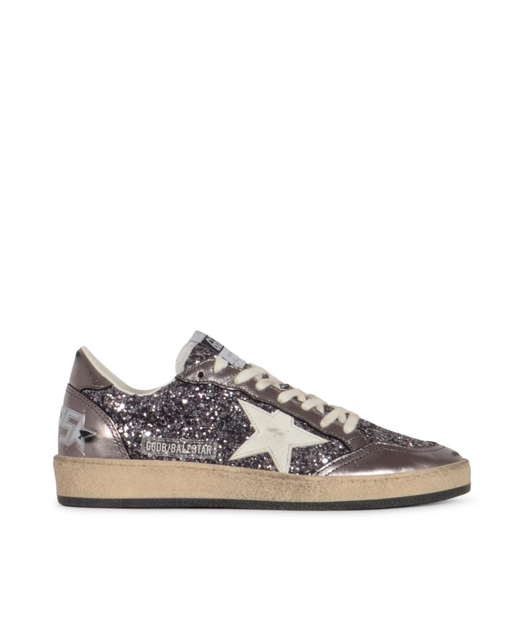 GOLDEN GOOSE DELUXE BRAND Серые кожаные кеды, фото 1
