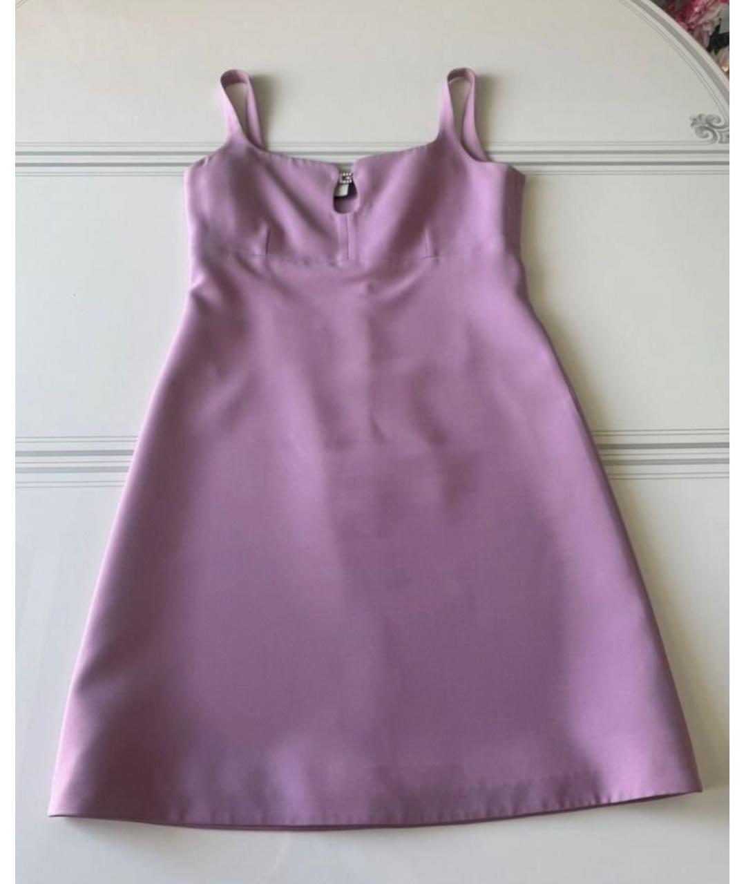 GUCCI Розовое вискозное коктейльное платье, фото 5