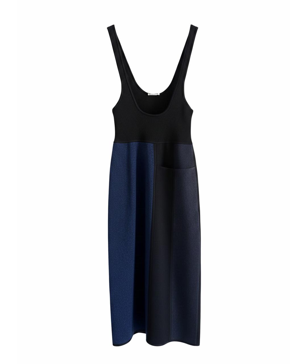 HERMES Темно-синее повседневное платье, фото 1