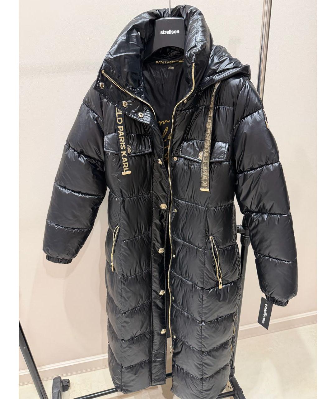 KARL LAGERFELD Черный пуховик, фото 9