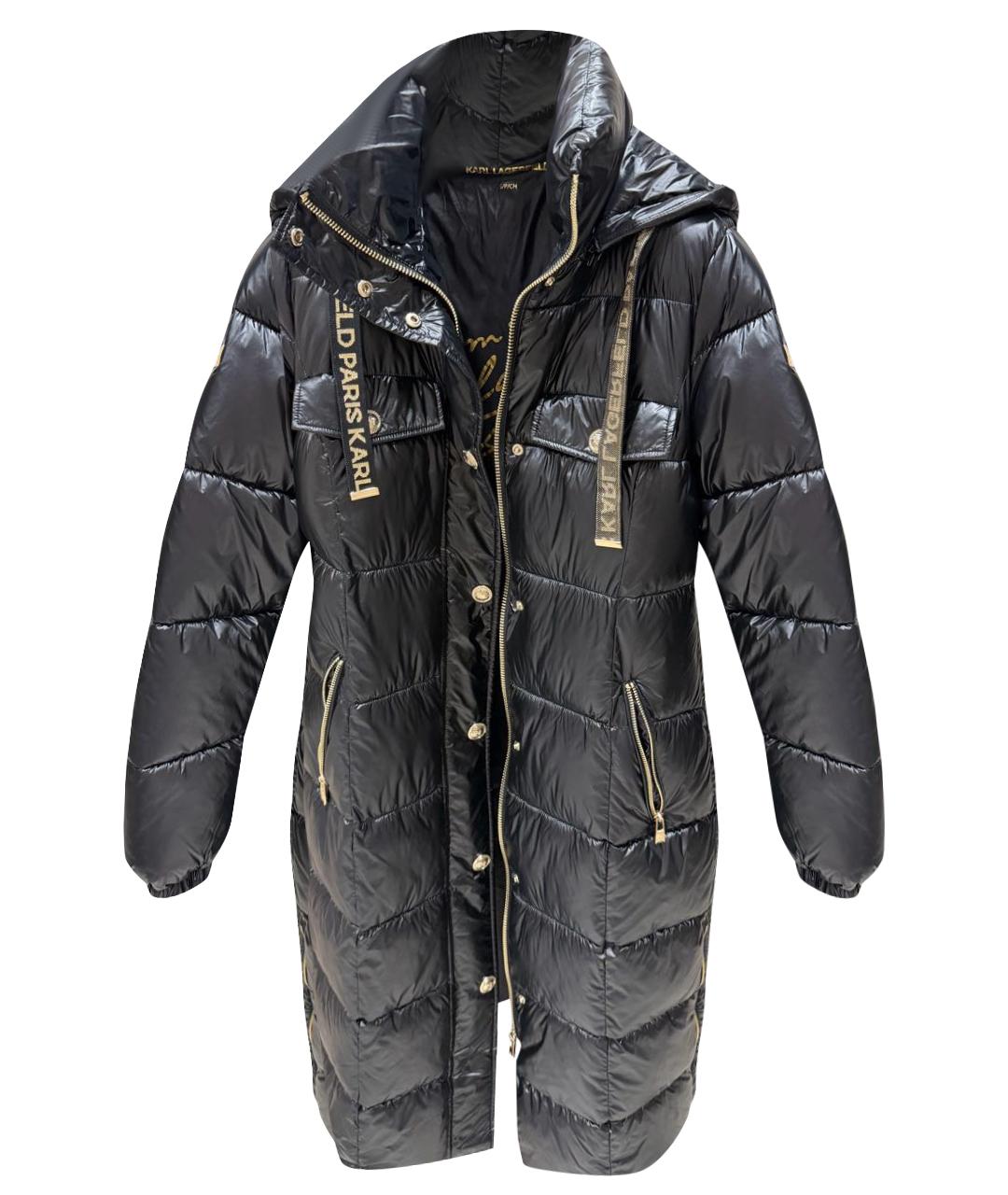 KARL LAGERFELD Черный пуховик, фото 1