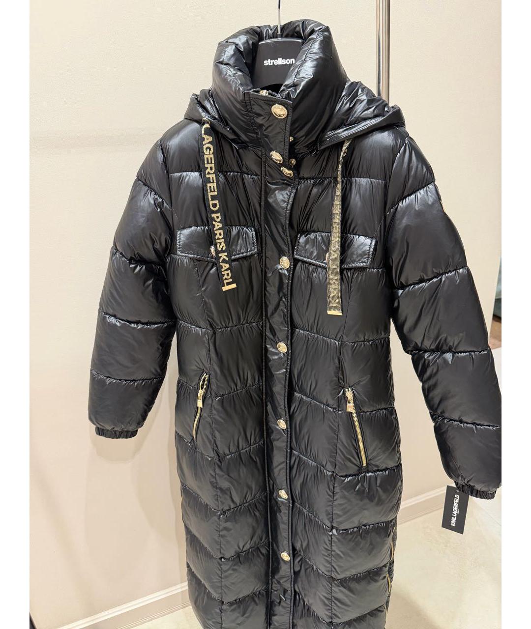 KARL LAGERFELD Черный пуховик, фото 7