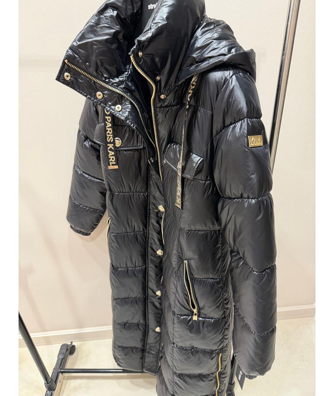 KARL LAGERFELD Черный пуховик, фото 6