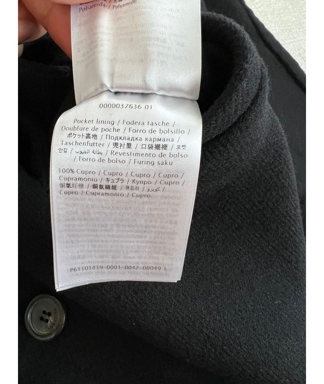 VALENTINO Черное пальто, фото 8