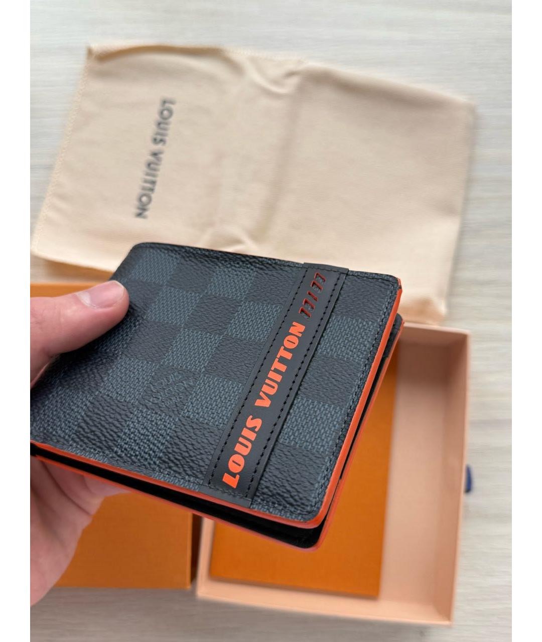 LOUIS VUITTON Черный кошелек, фото 3