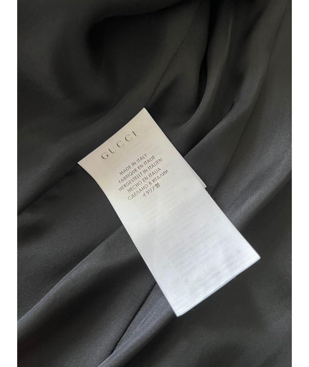 GUCCI Черное пальто, фото 6