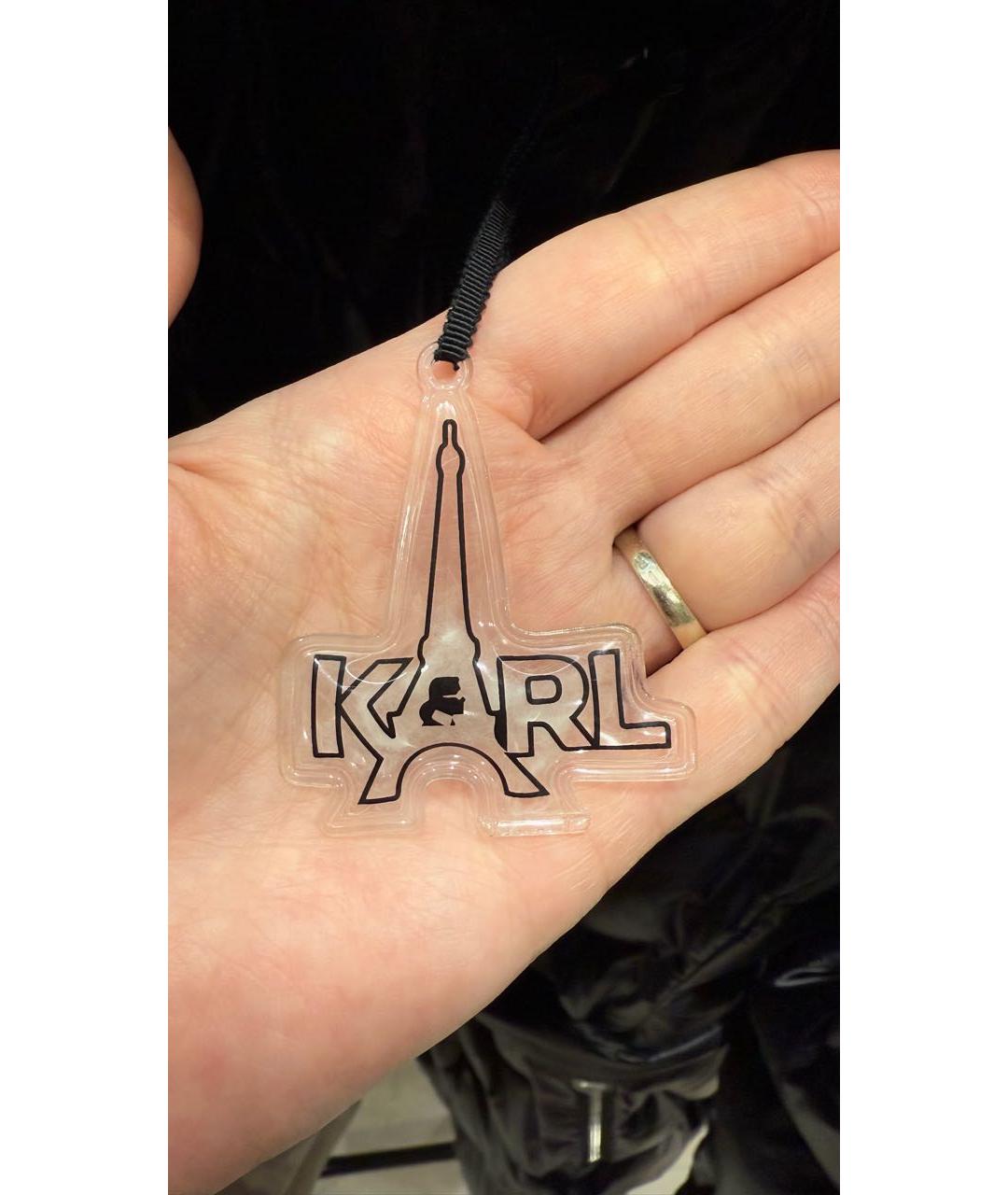 KARL LAGERFELD Серебрянный пуховик, фото 5