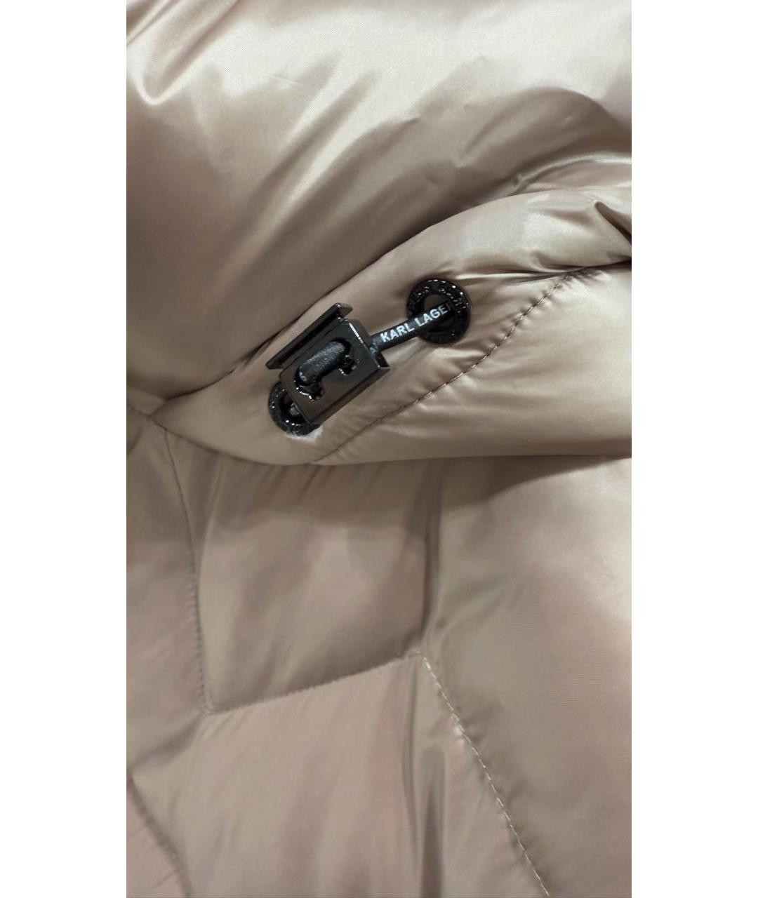 KARL LAGERFELD Серебрянный пуховик, фото 4