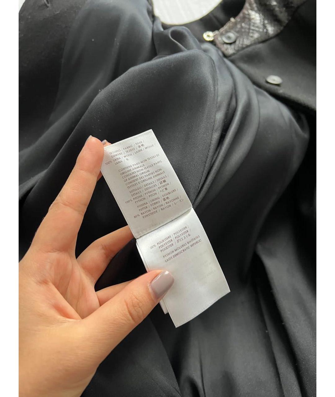 GUCCI Черное пальто, фото 6