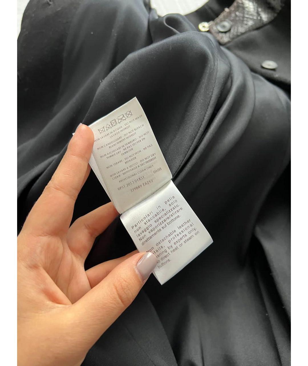 GUCCI Черное пальто, фото 7