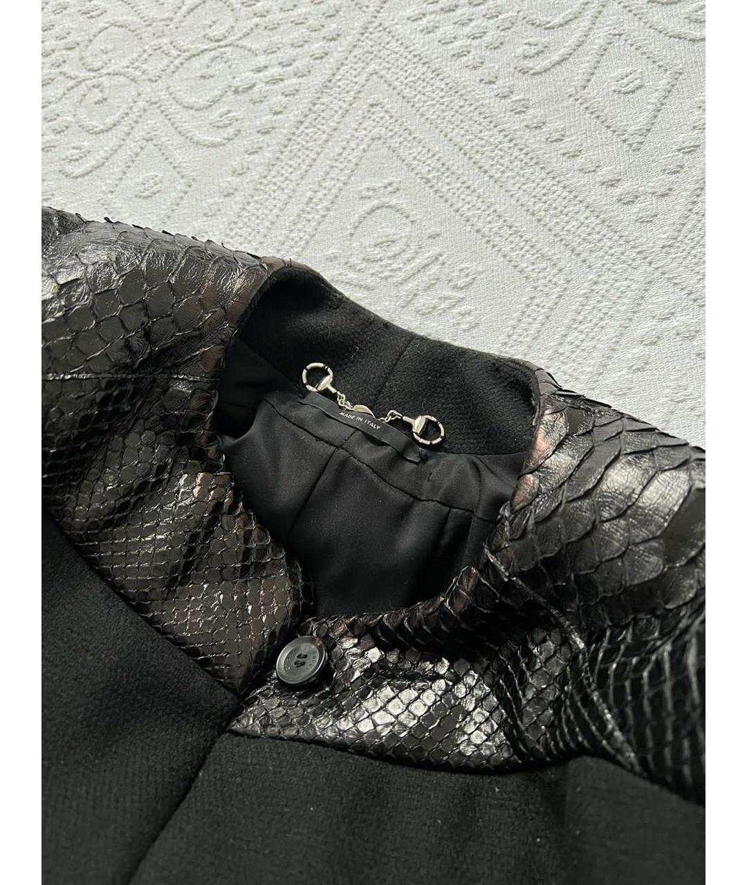 GUCCI Черное пальто, фото 3