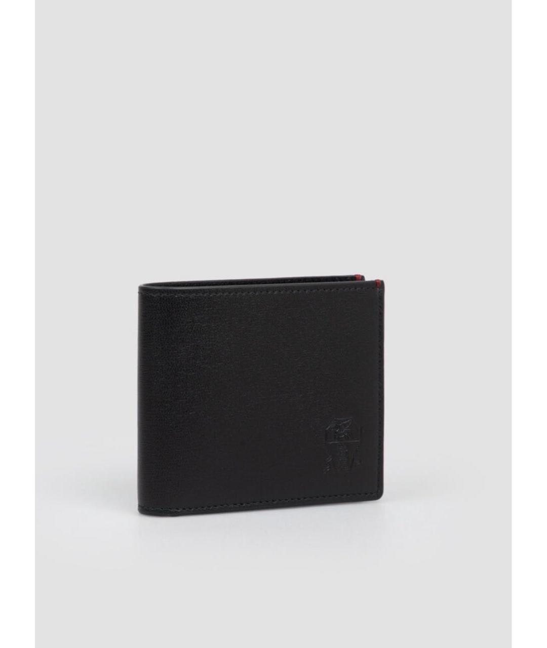 BRUNELLO CUCINELLI Черный кожаный кошелек, фото 2