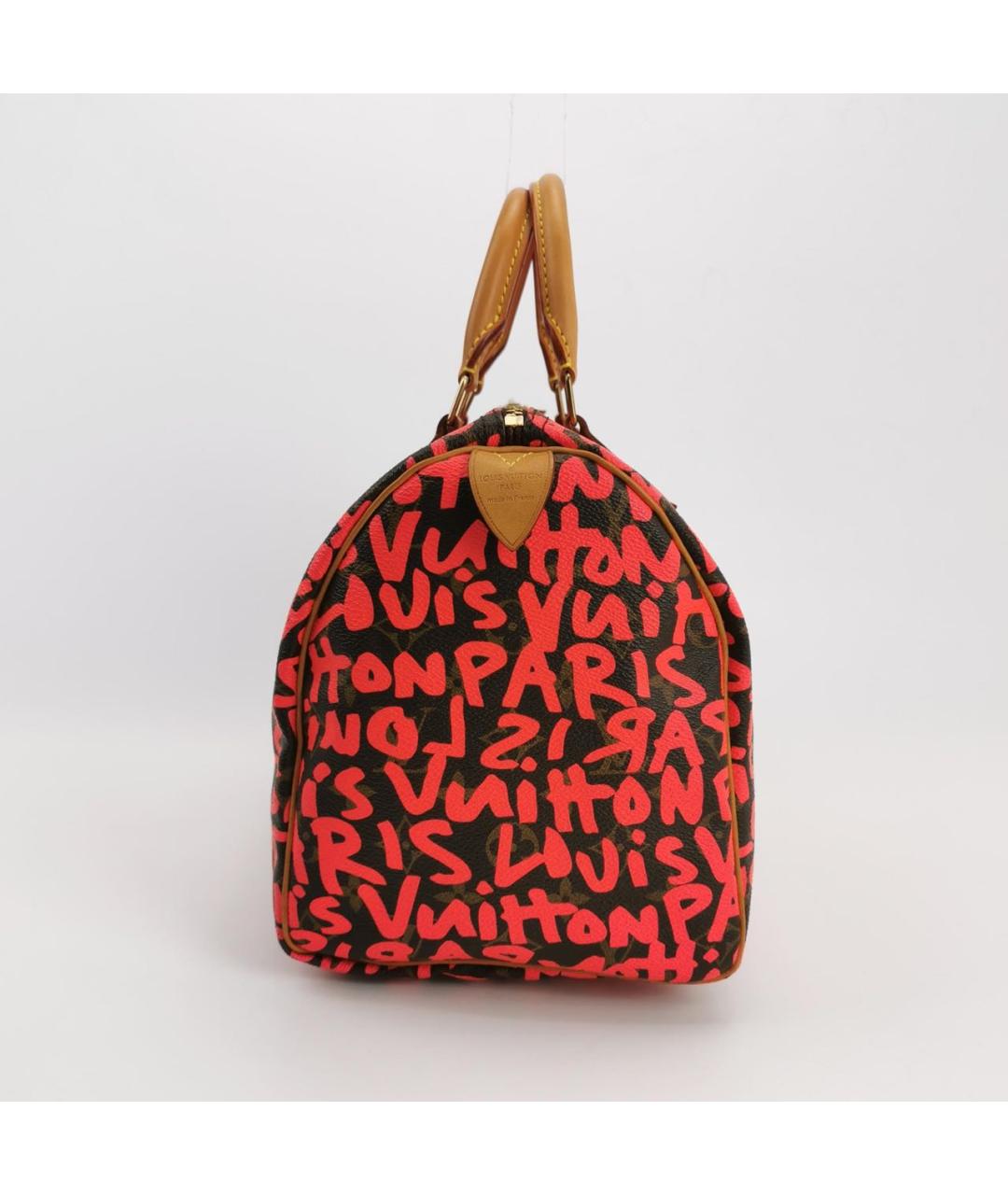 LOUIS VUITTON Фуксия сумка с короткими ручками, фото 3