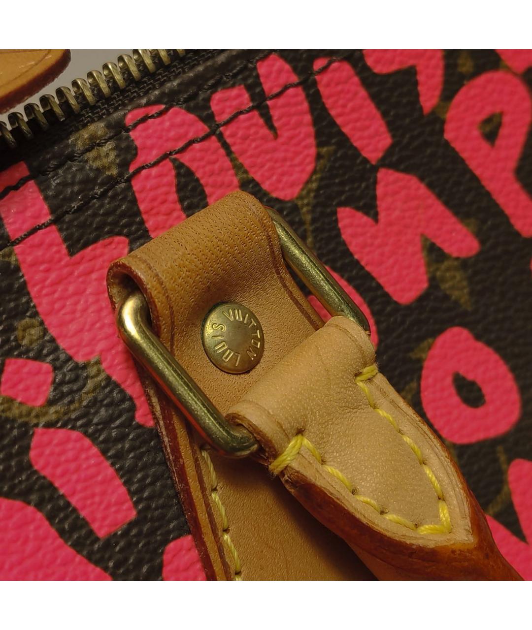 LOUIS VUITTON Фуксия сумка с короткими ручками, фото 8