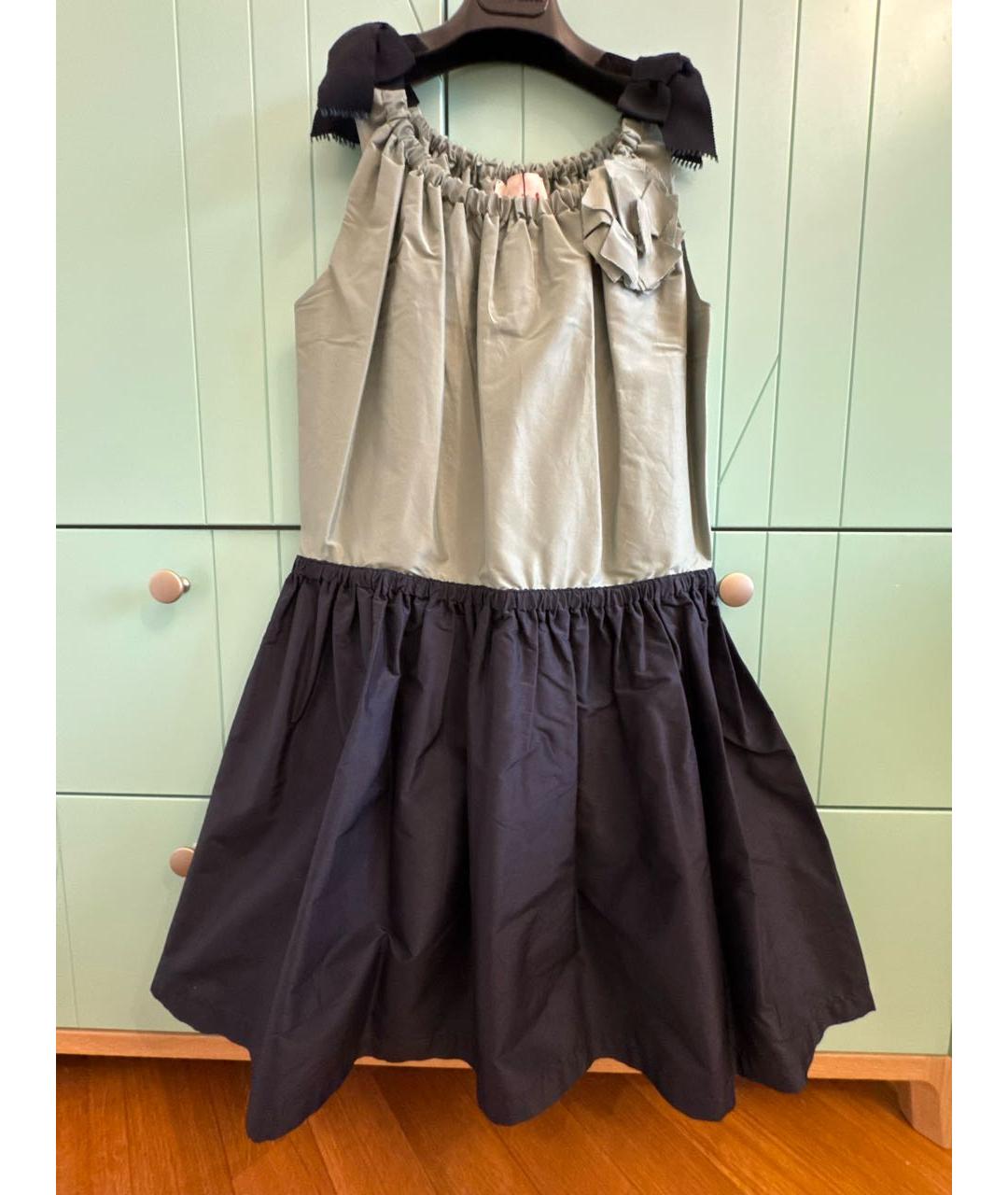 LANVIN Синий льняной комплект, фото 4