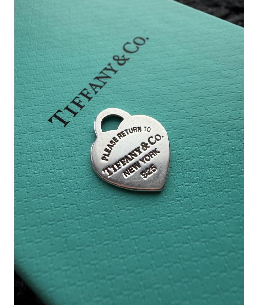 TIFFANY&CO Бирюзовый серебряный кулон, фото 5