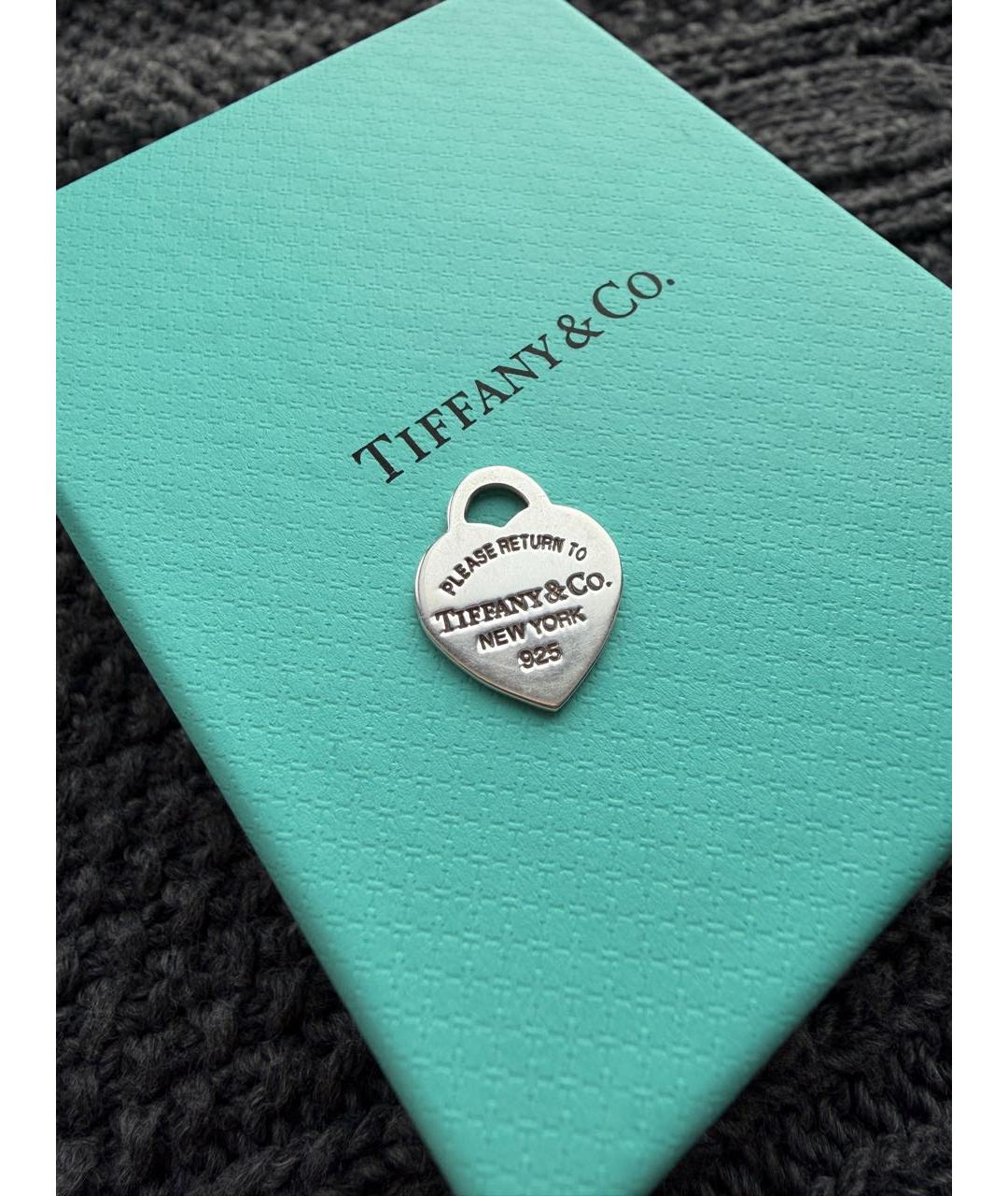 TIFFANY&CO Бирюзовый серебряный кулон, фото 4