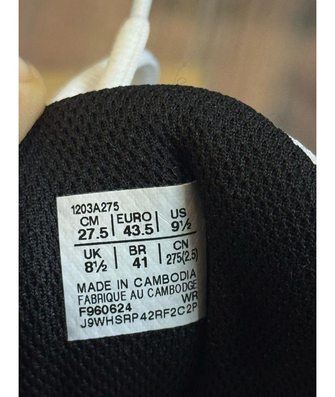 ASICS Зеленые синтетические низкие кроссовки / кеды, фото 6