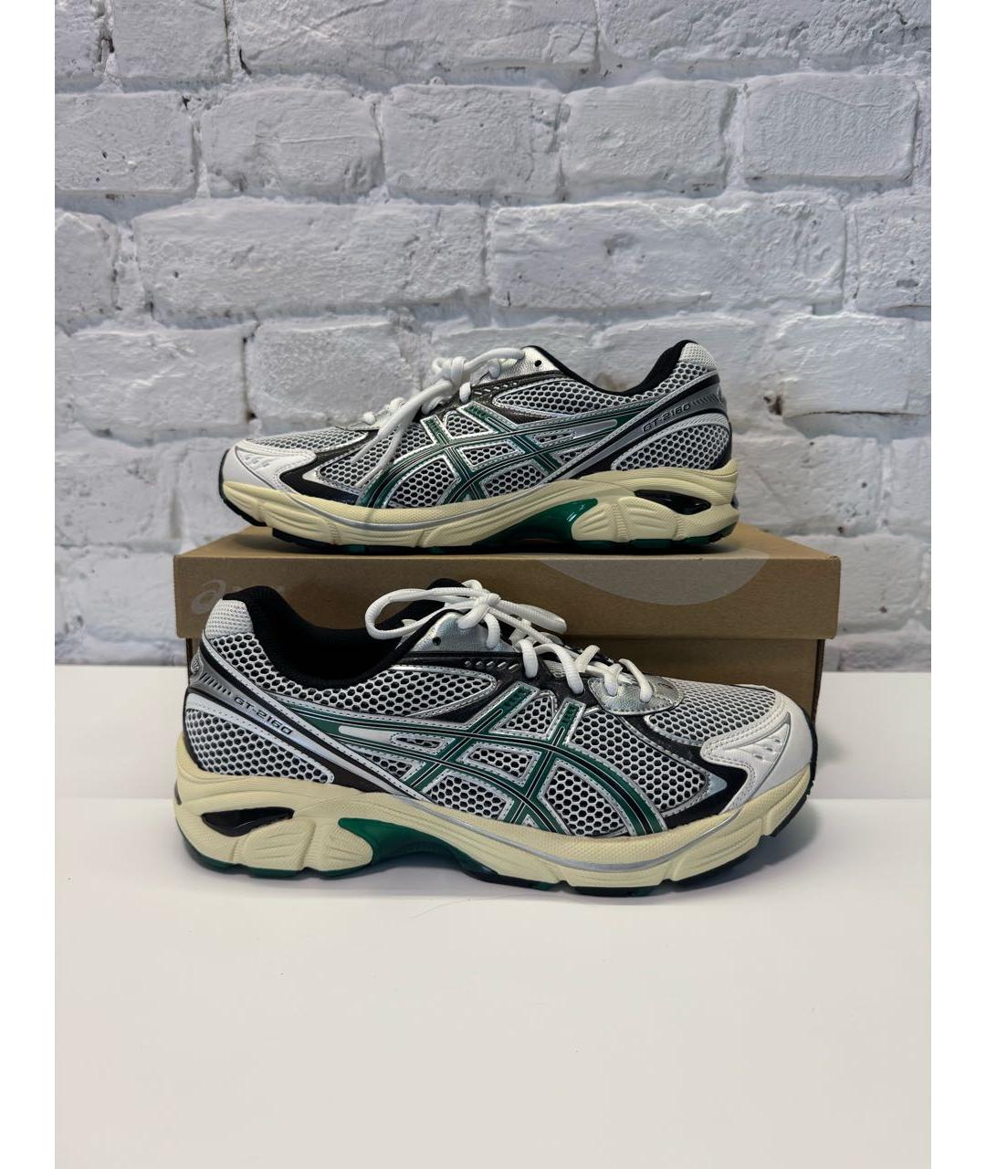 ASICS Зеленые синтетические низкие кроссовки / кеды, фото 7