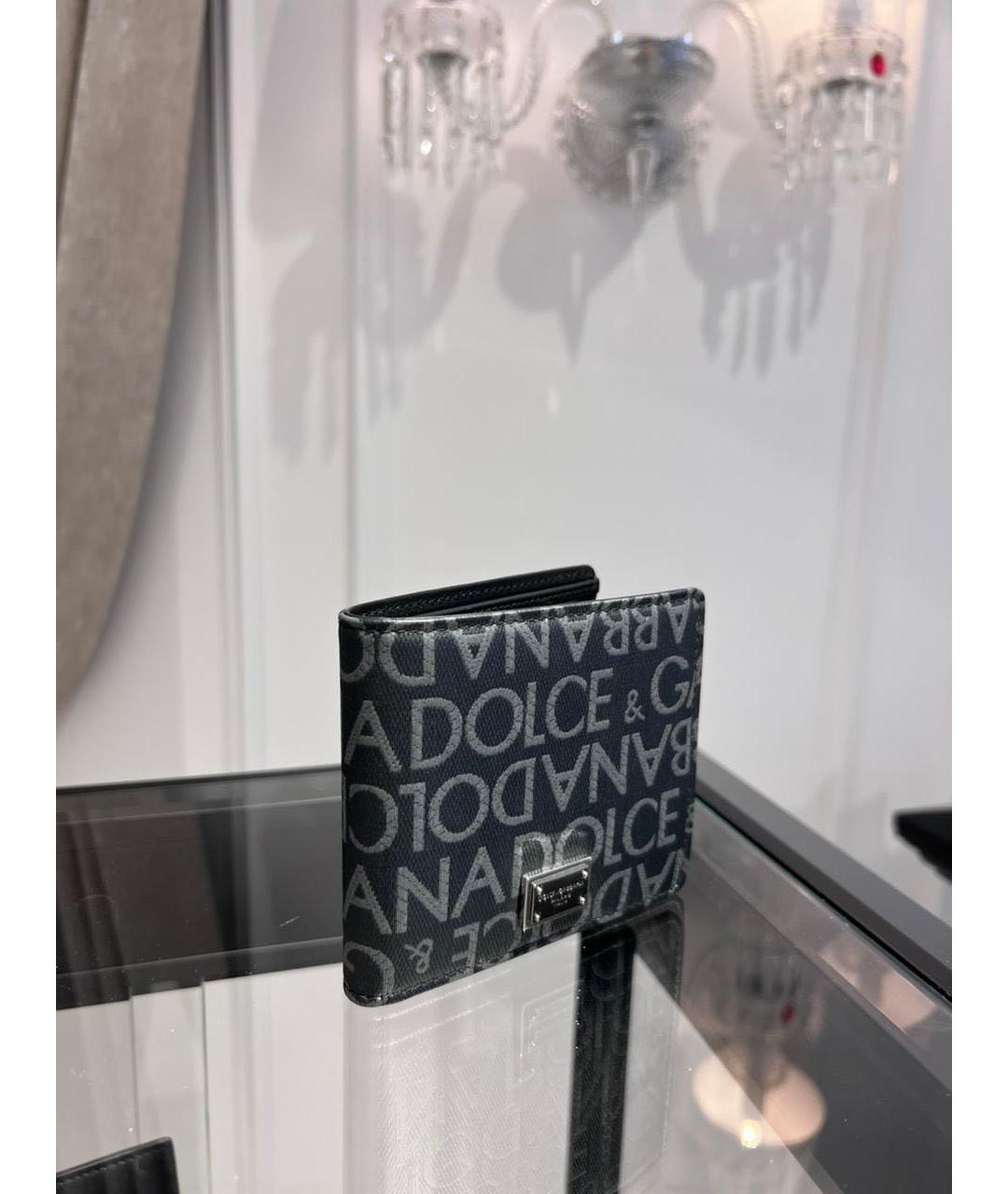 DOLCE&GABBANA Серый кошелек, фото 3