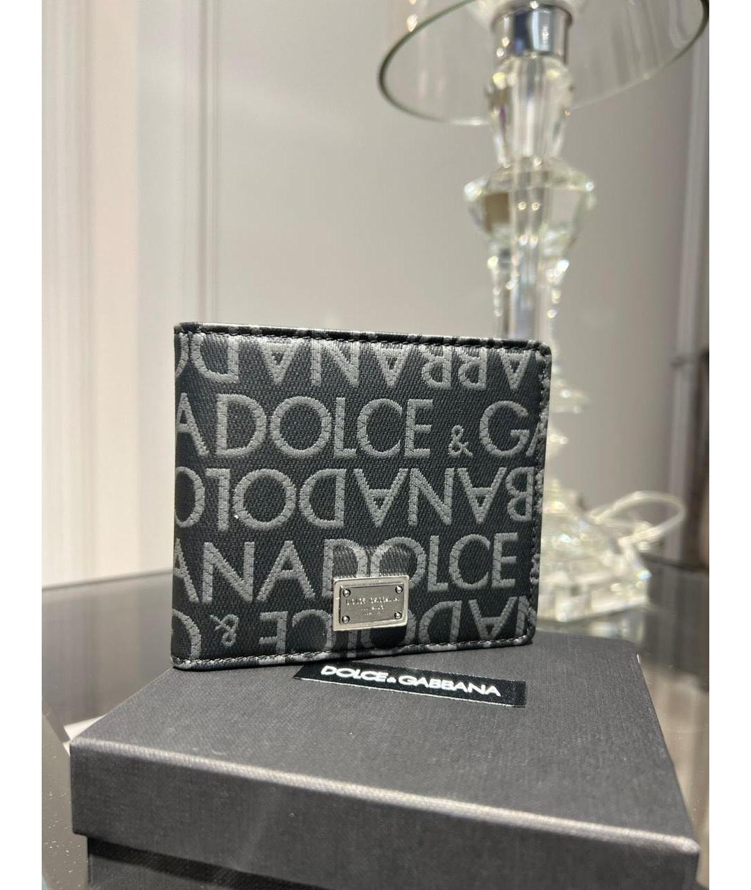 DOLCE&GABBANA Серый кошелек, фото 4