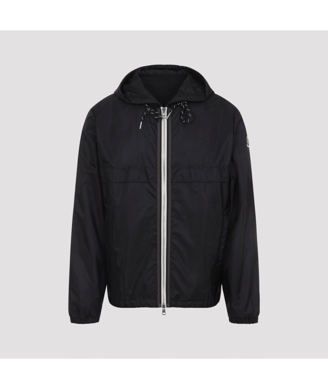 MONCLER Черная полиамидовая куртка, фото 2