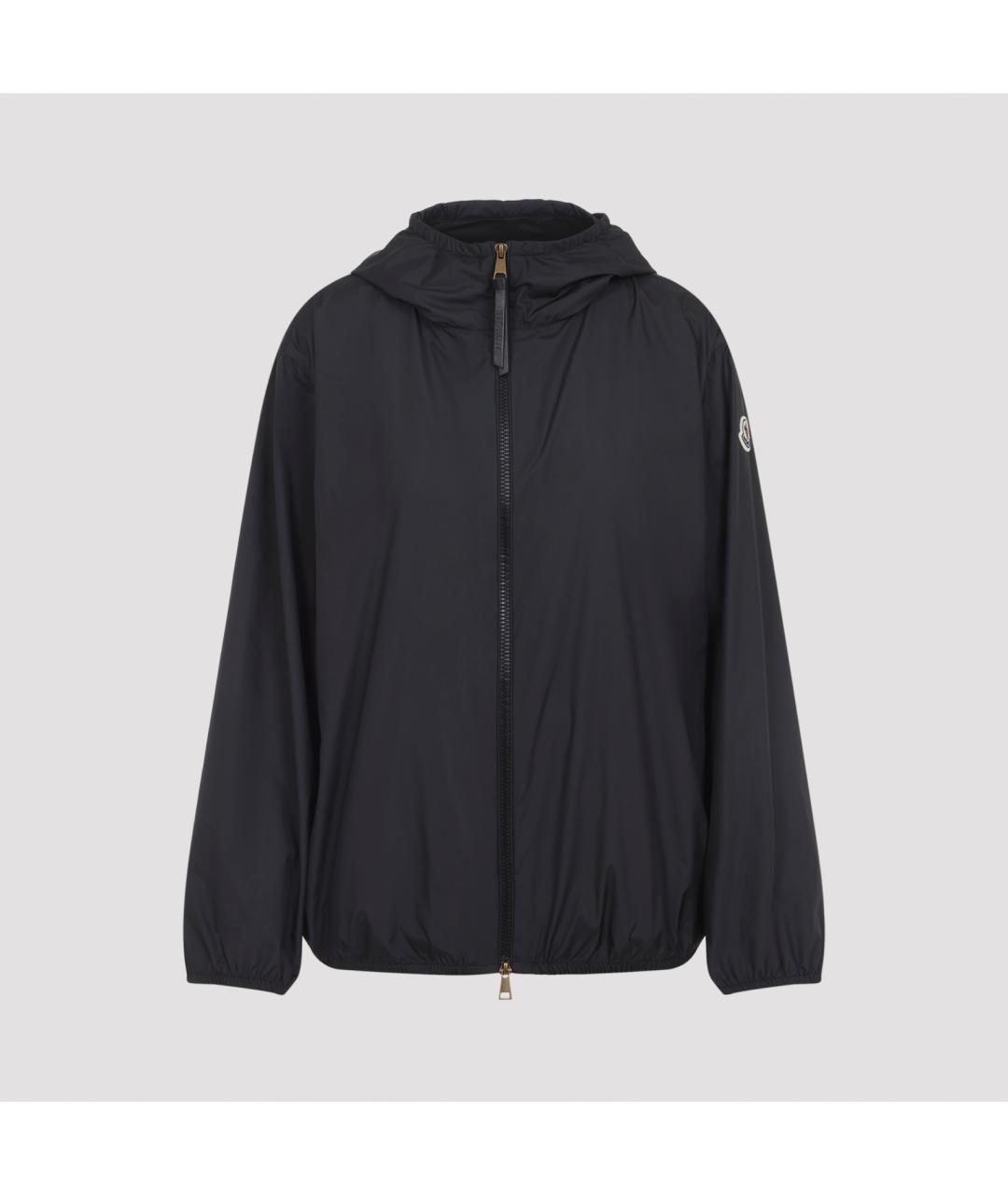 MONCLER Черная полиэстеровая куртка, фото 2