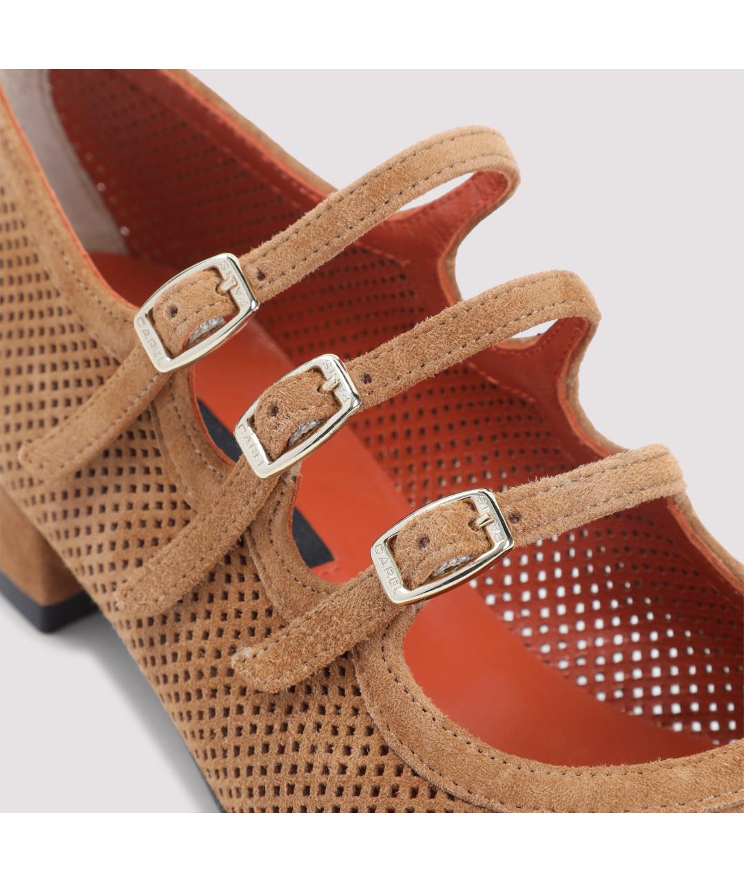 CAREL Бежевые кожаные туфли, фото 5