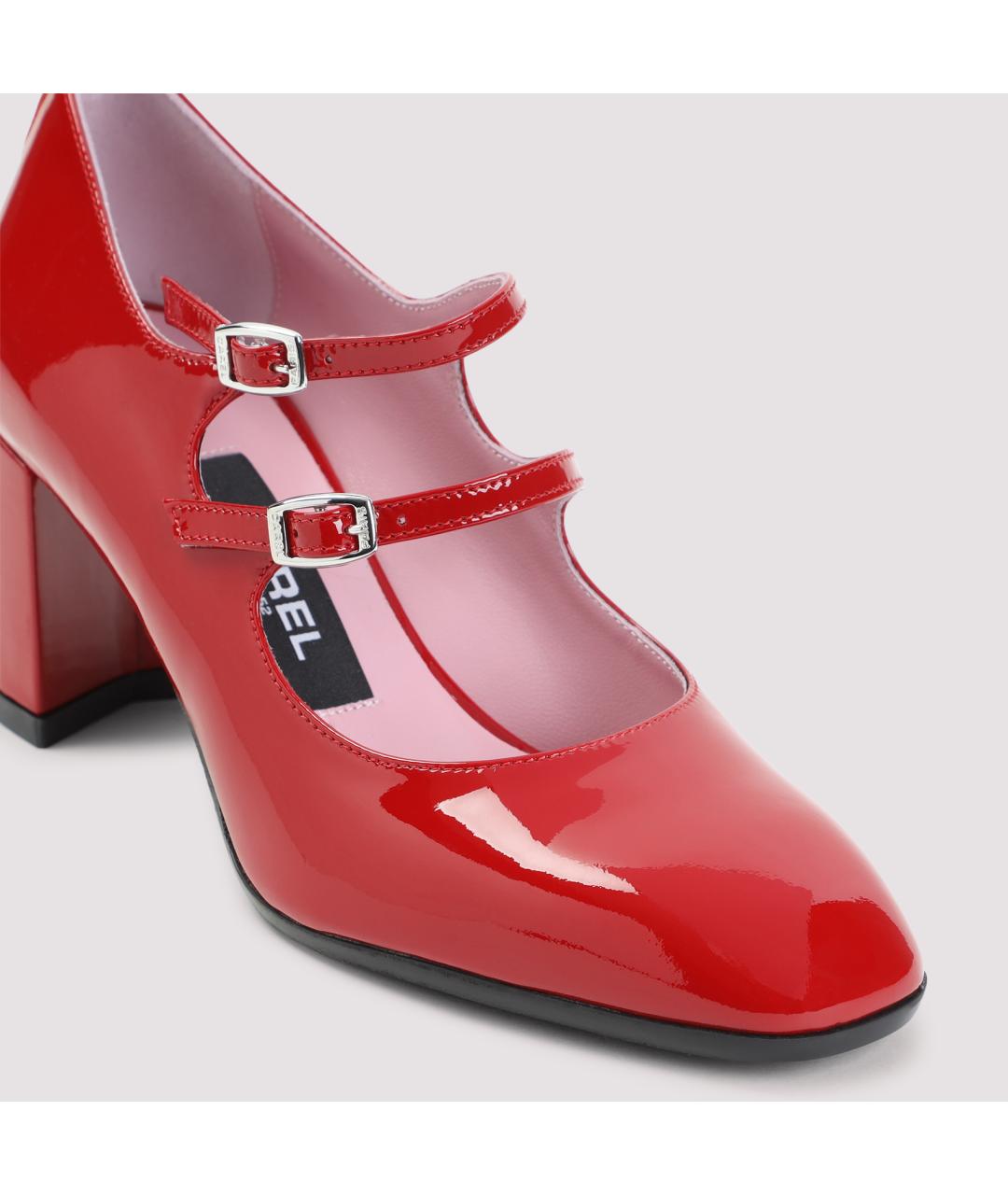 CAREL Красные кожаные туфли, фото 5