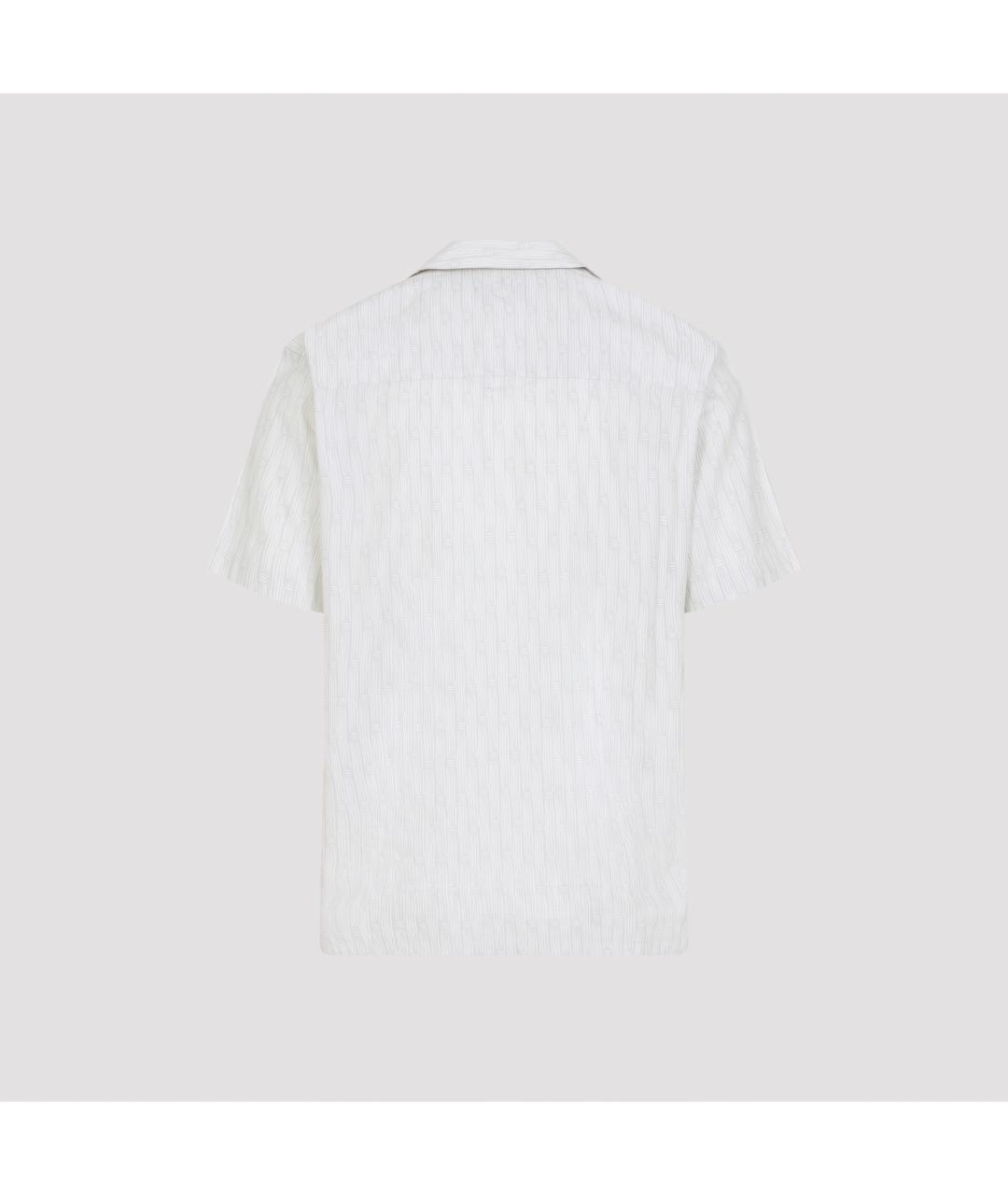 CANALI Серая хлопковая кэжуал рубашка, фото 3