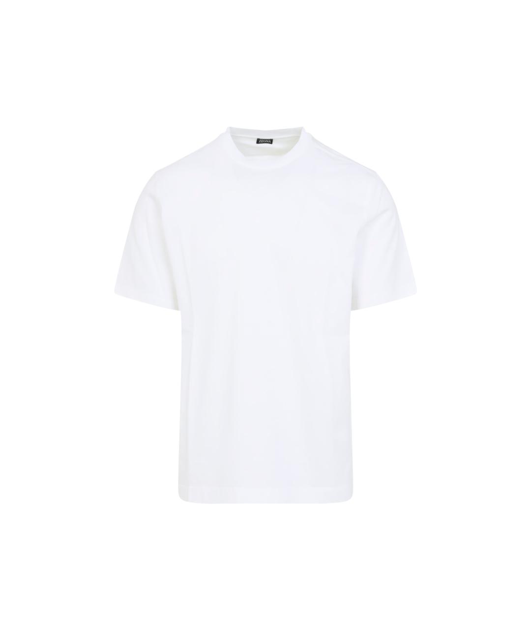 ZEGNA Белая хлопковая футболка, фото 1